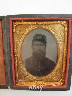 CIVIL War Era Photo, Soldier, Cap,' The Union Now And Forever