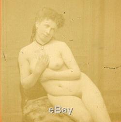 CIVIL War Era Risque Nude Lady Stereo View Incredible Photo For The Period