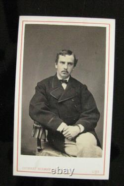 CIVIL War Era Us Consul Henry May Brent CDV Photo Lima Peru