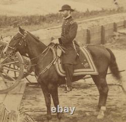 CIVIL War General Sherman On His Horse Original Photo