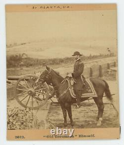 CIVIL War General Sherman On His Horse Original Photo