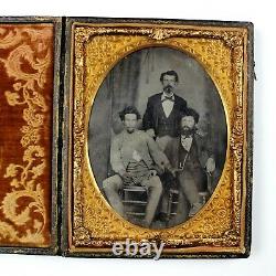 CIVIL War Half Plate Tintype Photogragh Confederate Cavalry Man Cavalryman