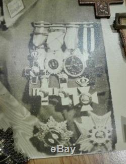 CIVIL War Lot Of Photos & Orders Medals Alfonso XIII Franco Original Military