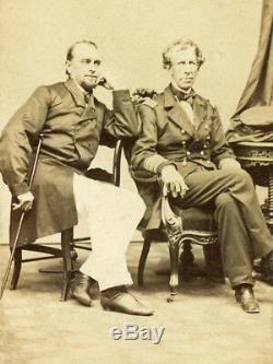 CIVIL War Nov 1861 CDV Capt Charles Wilkes In Havana Cuba Plotting Trent Affair