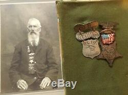 CIVIL War Officer Photo With Medals