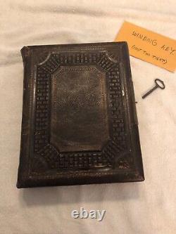 CIVIL War Photo Album With Music Box 1862. Very Rear