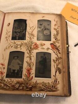 CIVIL War Photo Album With Music Box 1862. Very Rear