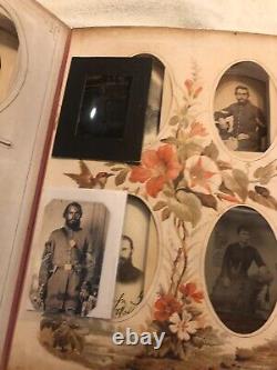 CIVIL War Photo Album With Music Box 1862. Very Rear