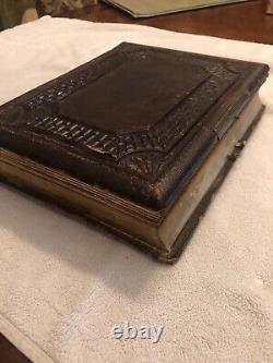 CIVIL War Photo Album With Music Box 1862. Very Rear