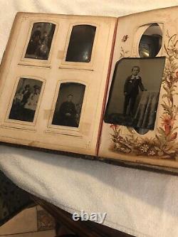 CIVIL War Photo Album With Music Box 1862. Very Rear