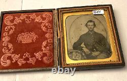 CIVIL War Picture Of Soldier In Case