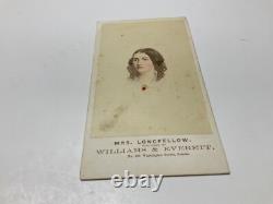 CIVIL War Poet Henry W Longfellow 3 Family Color CDV Photos 1864 Stunning