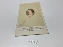 CIVIL War Poet Henry W Longfellow 3 Family Color CDV Photos 1864 Stunning