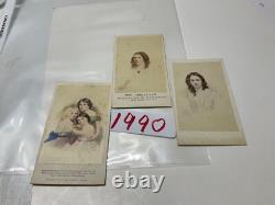 CIVIL War Poet Henry W Longfellow 3 Family Color CDV Photos 1864 Stunning