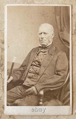 CIVIL War Provisional Location Of Us Naval Academy Newport Ri & Boston CDV Photo