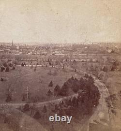 CIVIL War Reconstruction Early Washington DC Capitol Mall Stereoview Photo 1869