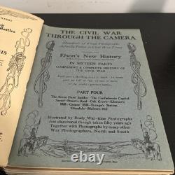 CIVIL War Through The Camera 16 Vol Set Elson Battle Photographs 1912 Read