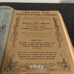 CIVIL War Through The Camera 16 Vol Set Elson Battle Photographs 1912 Read