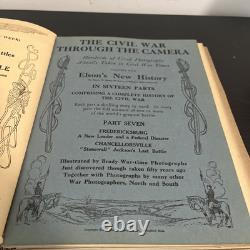 CIVIL War Through The Camera 16 Vol Set Elson Battle Photographs 1912 Read