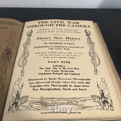 CIVIL War Through The Camera 16 Vol Set Elson Battle Photographs 1912 Read