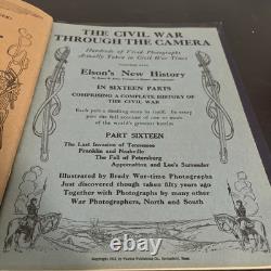 CIVIL War Through The Camera 16 Vol Set Elson Battle Photographs 1912 Read