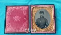 CIVIL War Tintype Soldier Corporal