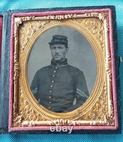 CIVIL War Tintype Soldier Corporal