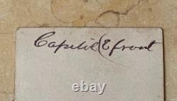CIVIL War U. S. Capitol While Under Construction Artist Concept 1863 CDV Photo