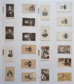 COLLECTION OF CIRCA 1860's CIVIL WAR CDVS & TINTYPES 76 IMAGES plus 1 COVER