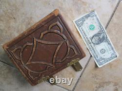 COMPLETELY FULL Antique CIVIL WAR & VICTORIAN CdeV Photo Album, Carte de Visite