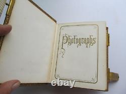 COMPLETELY FULL Antique CIVIL WAR & VICTORIAN CdeV Photo Album, Carte de Visite