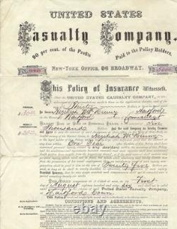 CT 21st Infantry Letters, Travel Pass, Photograph, View Of Peek's Headquarters