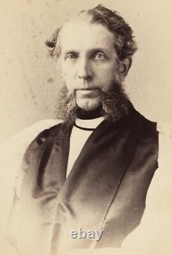 C. 1860's Charles Sumner / Unknown Jurist Cabinet Photograph CIVIL WAR