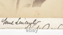 C. 1860's Charles Sumner / Unknown Jurist Cabinet Photograph CIVIL WAR