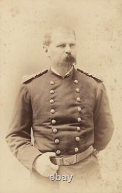 C. 1860's Civil War Officer Imperial Cabinet Photograph by Isaiah West Taber