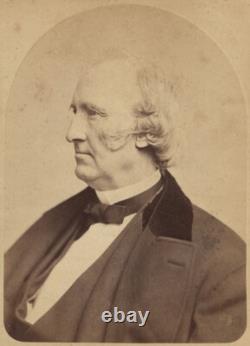 C. 1860's Edwin Booth / Wendell Phillips Cabinet Photograph ABOLITION CIVIL WAR
