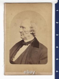C. 1860's Edwin Booth / Wendell Phillips Cabinet Photograph ABOLITION CIVIL WAR