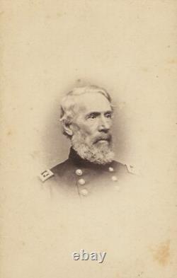 C. 1860's General Edwin Vose Sumner Carte de Visite Photo by Matthew Brady