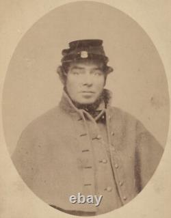C. 1860's Identified Enlisted Man Spent 9 Months in Libby Prison Photo CIVIL WAR