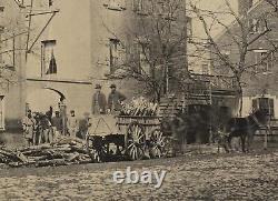 C. 1861-65 Old Hallowell Hospital, Alexandria, Virginia Albumen Photo CIVIL WAR