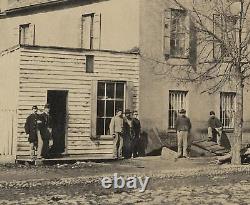 C. 1861-65 Old Hallowell Hospital, Alexandria, Virginia Albumen Photo CIVIL WAR
