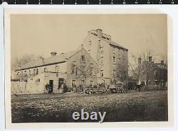 C. 1861-65 Old Hallowell Hospital, Alexandria, Virginia Albumen Photo CIVIL WAR