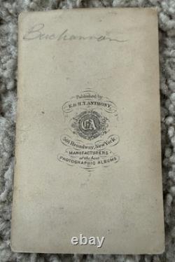 C. D. V. President James Buchanan EH Anthony Backmark