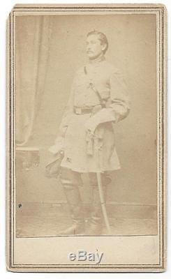 Ca 1860's CIVIL WAR CDV CONFEDERATE OFFICER by SOUTHERN PUBLISHING Co