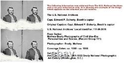 Capt. Edward P Doherty Captured Lincoln Assassin John Wilkes Booth Albumen CDV