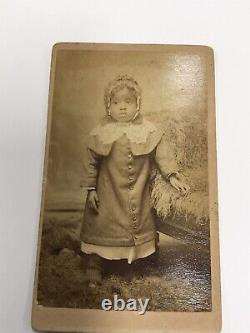 Carte De Visite African American Young Baby Girl- Richmond, Va-Civil War