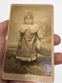 Carte De Visite African American Young Baby Girl- Richmond, Va-Civil War