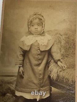 Carte De Visite African American Young Baby Girl- Richmond, Va-Civil War