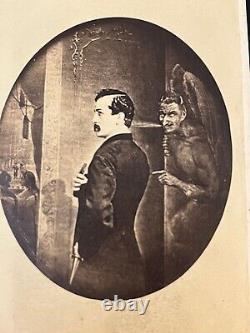 Carte de Visite John Wilkes Booth Assassin Lincoln, Devil Whispering in His Ear