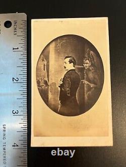 Carte de Visite John Wilkes Booth Assassin Lincoln, Devil Whispering in His Ear